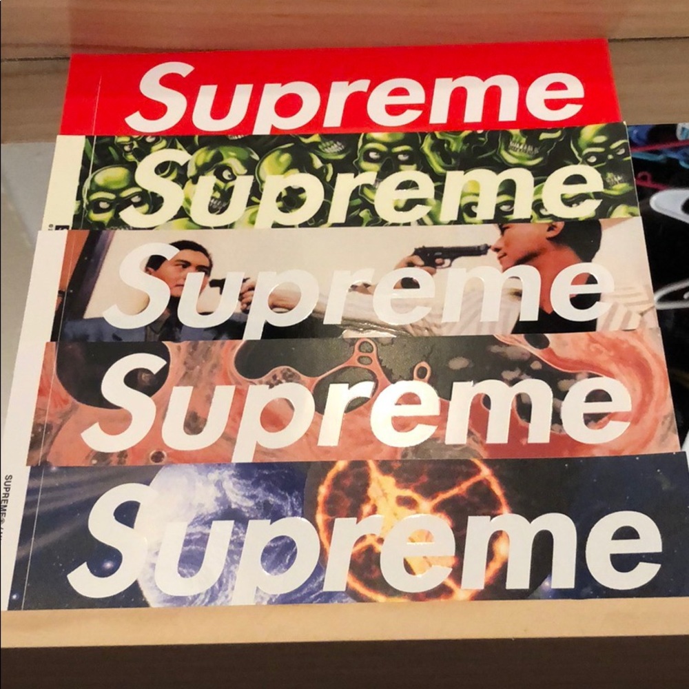 Supreme bogo sticker lot (5 pc)